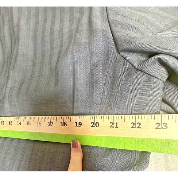 Hugo Boss Mens Super 100 Blazer 44R Wool Silver Gray Coat Pasolin Movie Formal - Picture 7 of 16